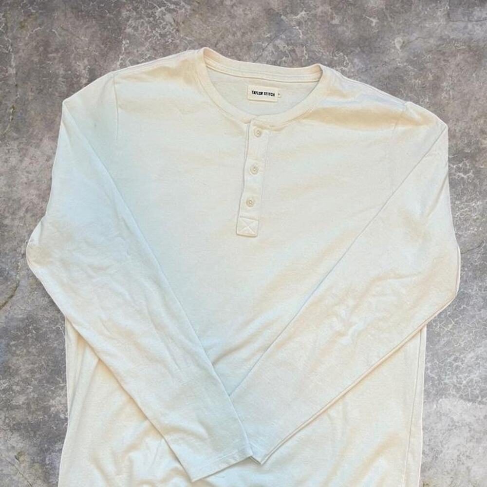 Taylor stitch off white long sleeve